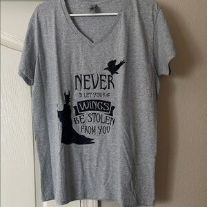 Gildan Gray Tee with Black Motivational Print